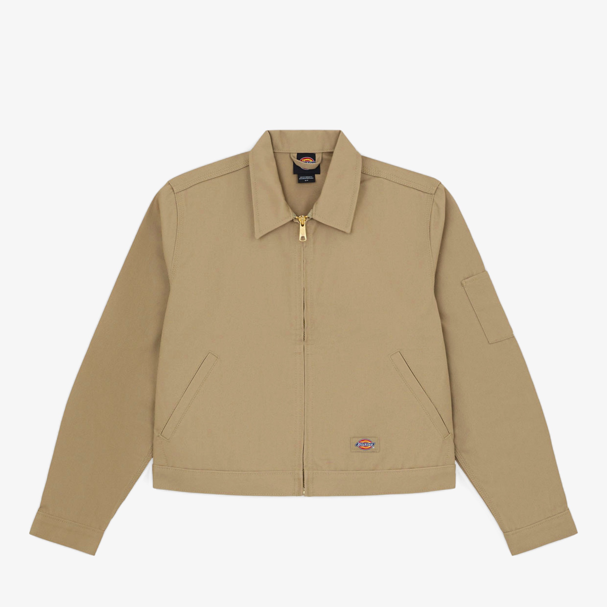 Dickies Unlined Cropped Eisenhower Kadın Haki Ceket