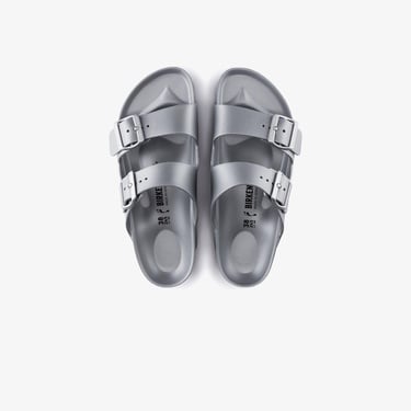  Birkenstock Arizona Eva Metallic Çift Bantlı Erkek Gri Plaj Terliği