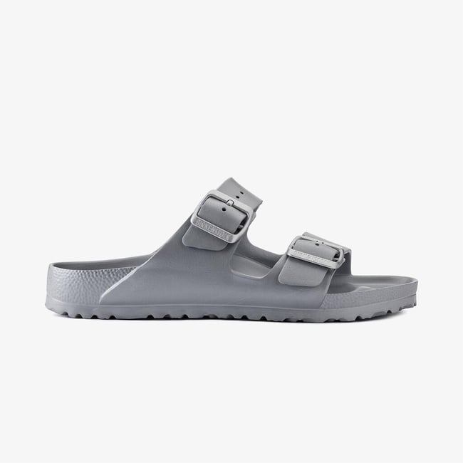 Birkenstock Arizona Eva Metallic Çift Bantlı Erkek Gri Plaj Terliği