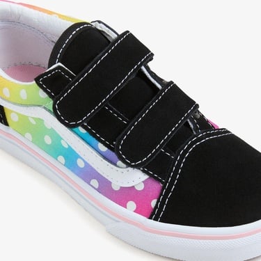  Vans Old Skool Çocuk Siyah Karanlıkta Parlayan Sneaker