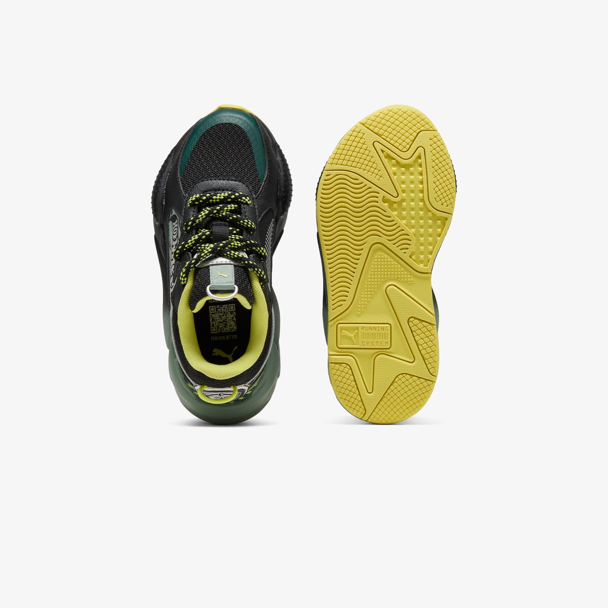 Puma Rs-X Hot Wheels Ps Çocuk Siyah Spor Ayakkabı