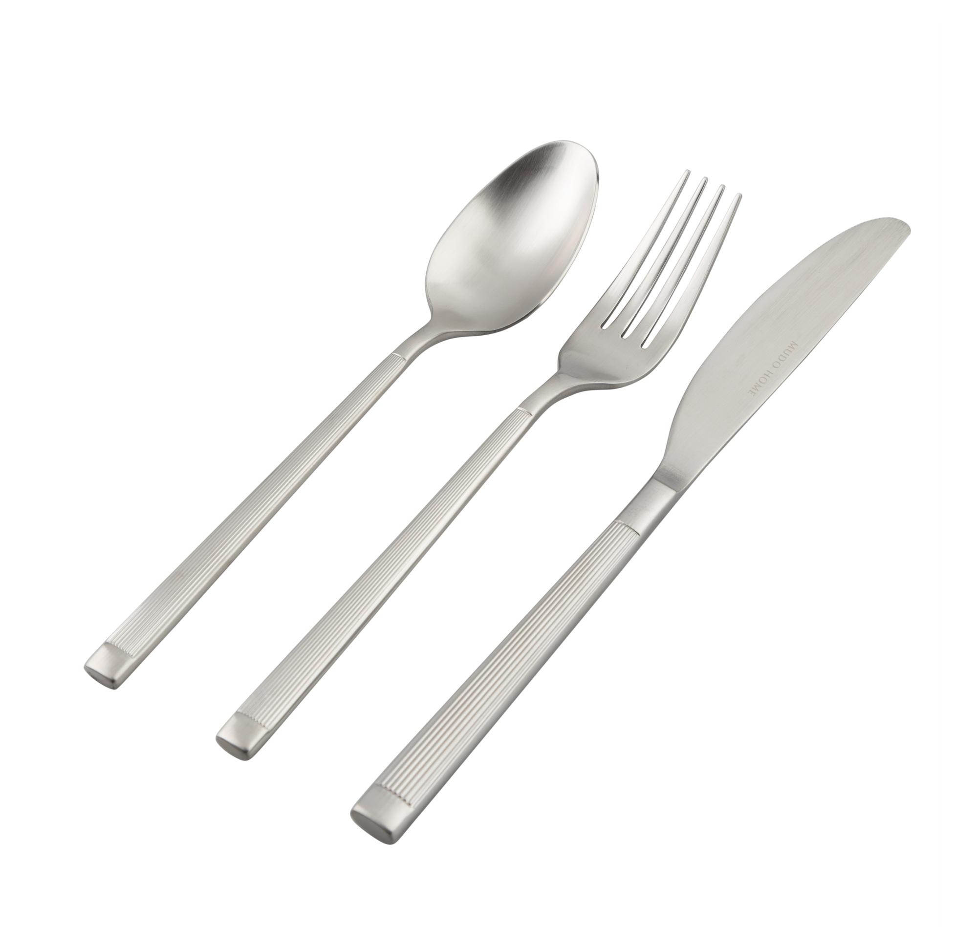  ELEGANT LINE 18 PARÇA ÇATAL KAŞIK BIÇAK TAKIMI MAT GÜMÜŞ