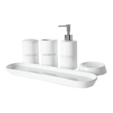  PINTURA BEYAZ 5'Lİ KUTULU BANYO SETİ