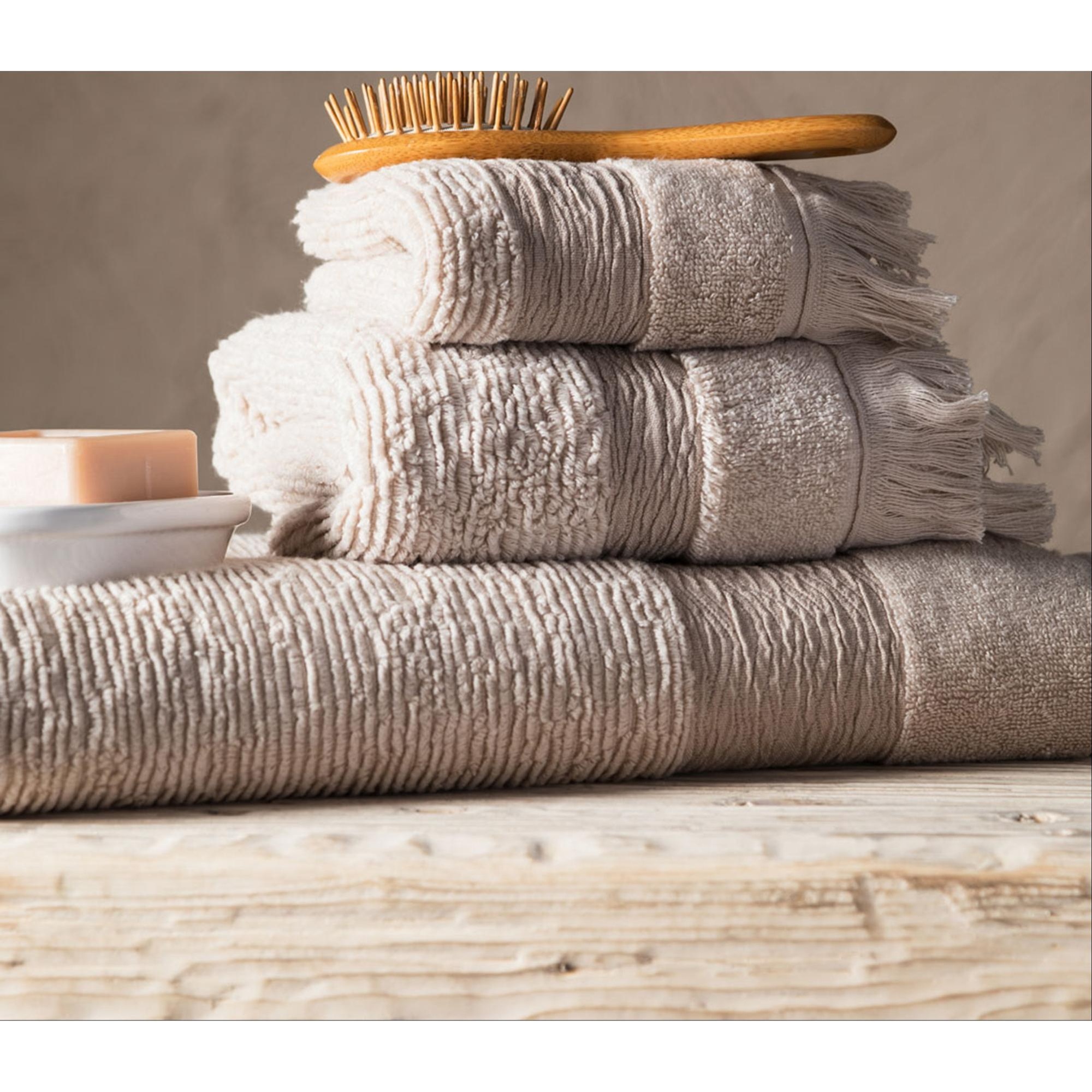 BORLA BEJ YÜZ HAVLUSU 50X80