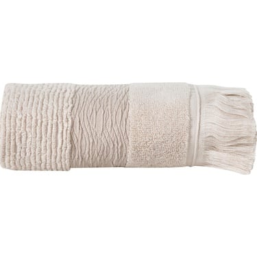  BORLA BEJ YÜZ HAVLUSU 50X80