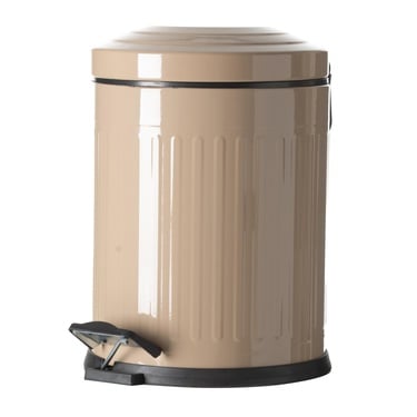  5LT PEDALLI VINTAGE ÇÖP KOVASI BEJ