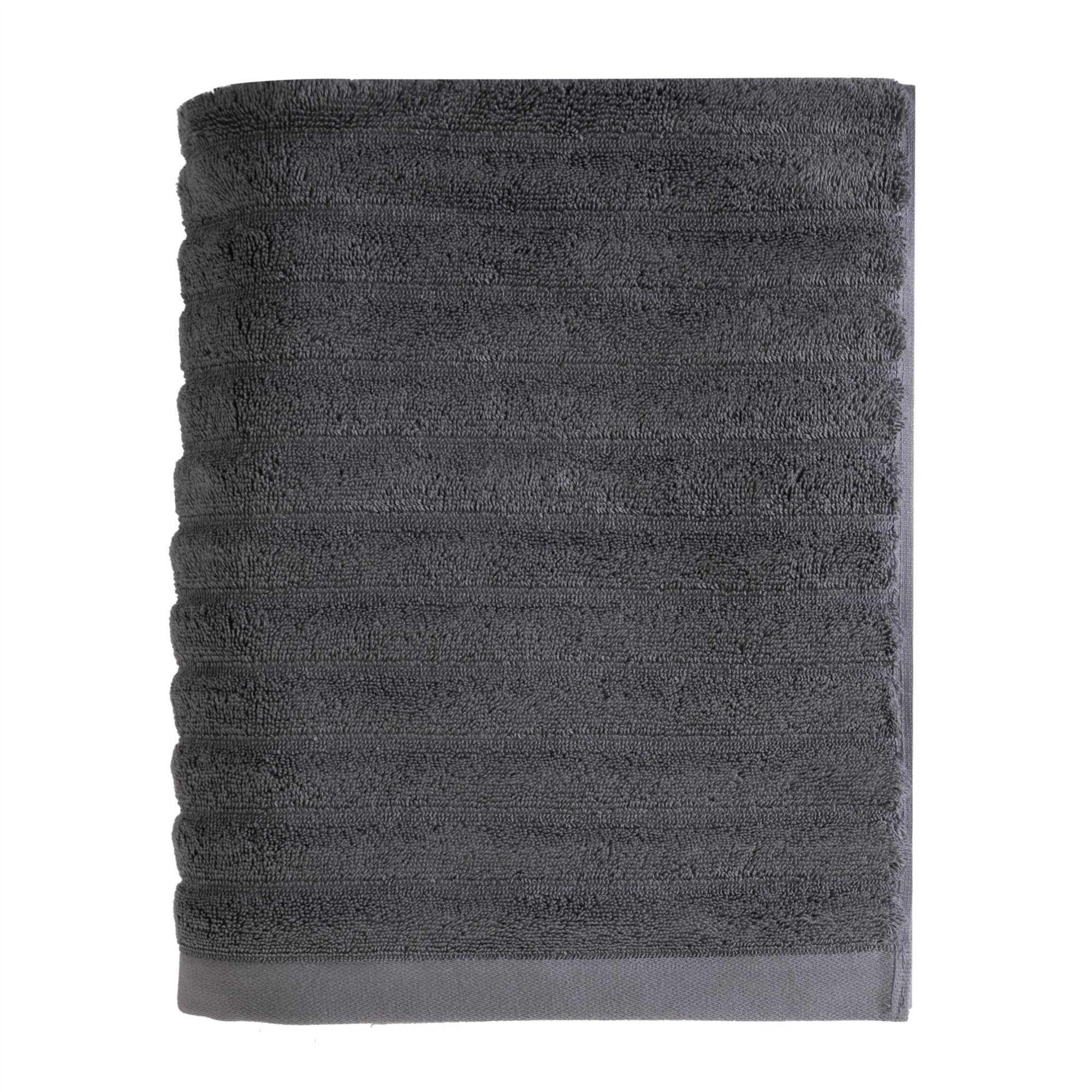 STELLA BANYO HAVLUSU KOYU GRİ 90X150