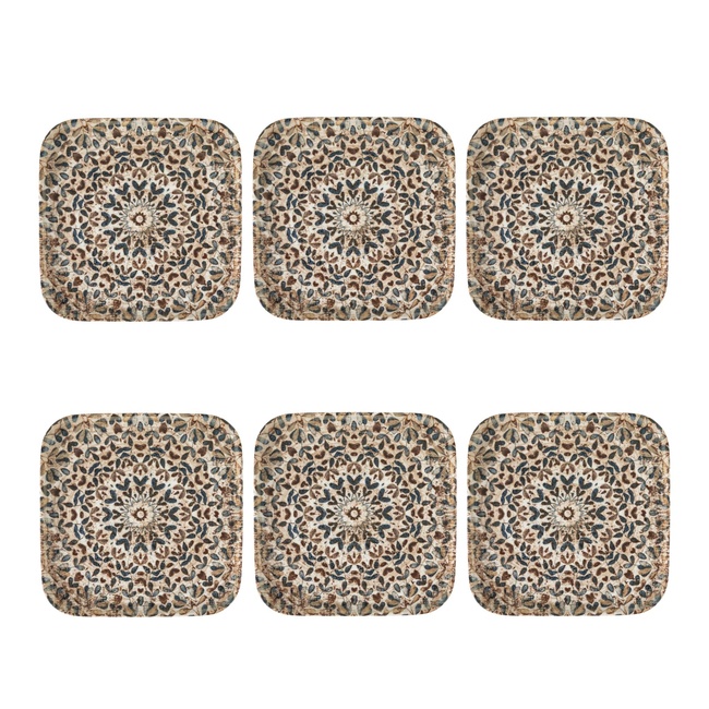  EPHESUS KARE PASTA TABAĞI SETİ 22CM-6LI