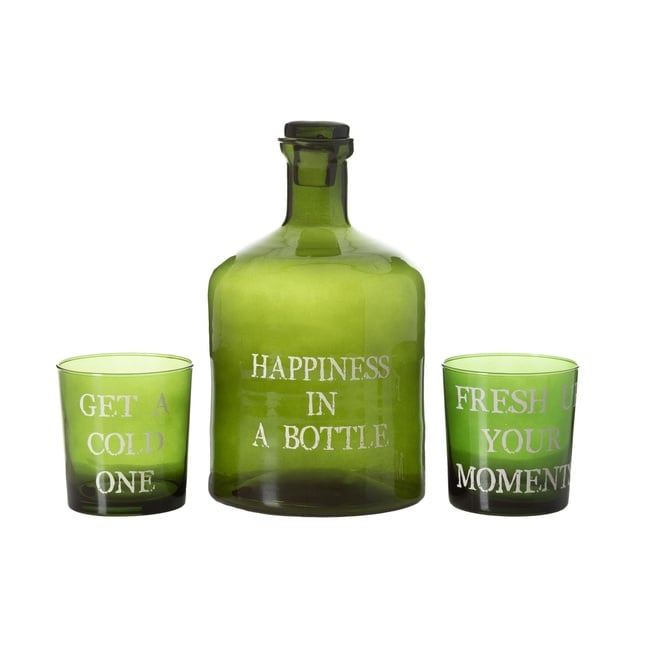  RETRO İÇECEK SETİ - YEŞİL