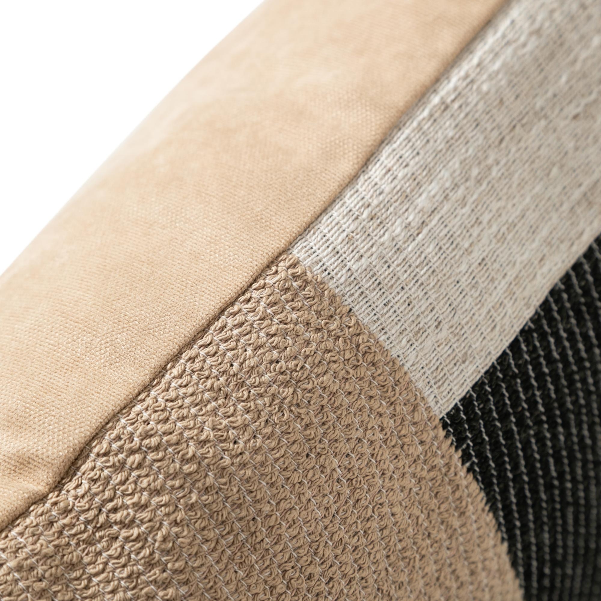 AVA PATCH KIRLENT SİYAH BEJ 50X50