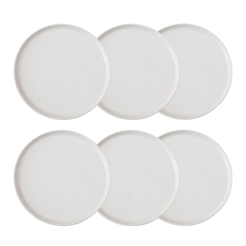  EPHESUS WHITE  PASTA TABAĞI SETİ 6LI -20CM