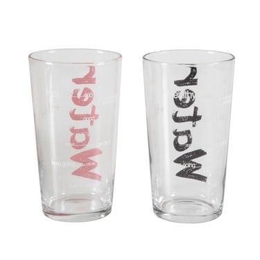  WATER BARDAK 570 ML 2'Lİ SET -SİYAH&PEMBE