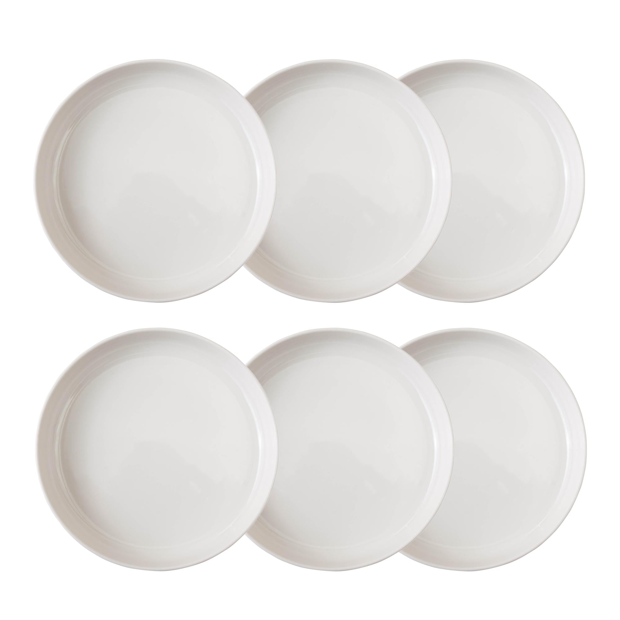  EPHESUS WHITE ÇUKUR TABAK SETİ 22CM - 6LI