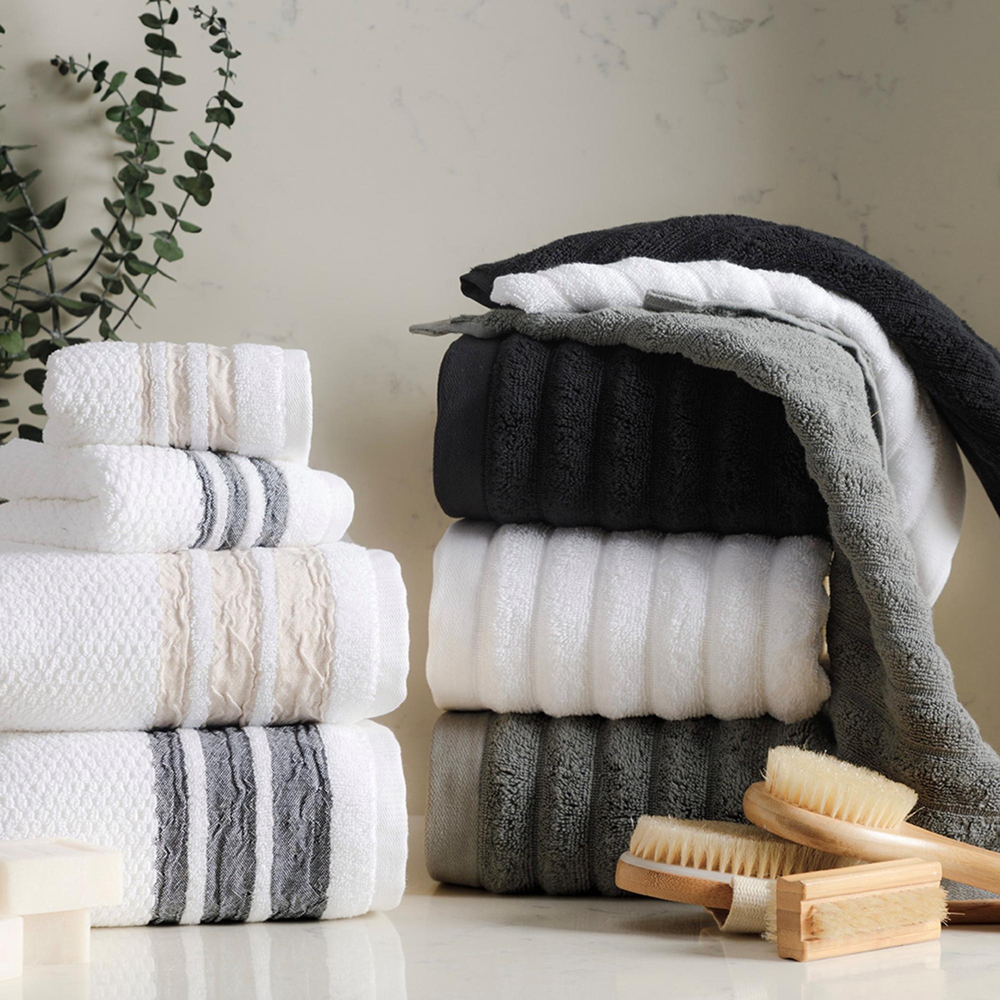 STELLA YÜZ HAVLUSU SİYAH 50X80