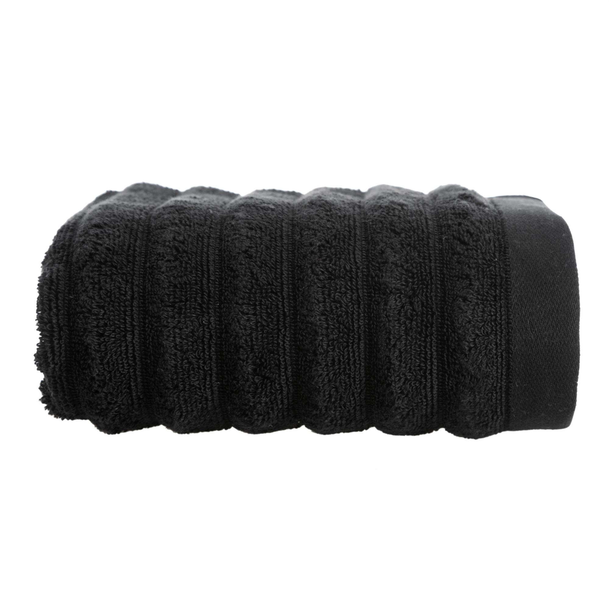  STELLA YÜZ HAVLUSU SİYAH 50X80