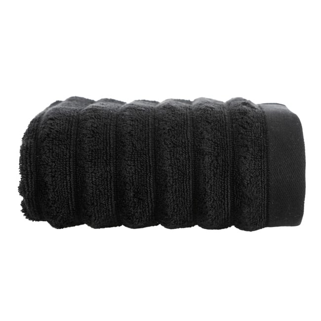  STELLA YÜZ HAVLUSU SİYAH 50X80