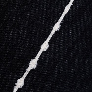  AVA ÇİZGİLİ KIRLENT SİYAH 50X50