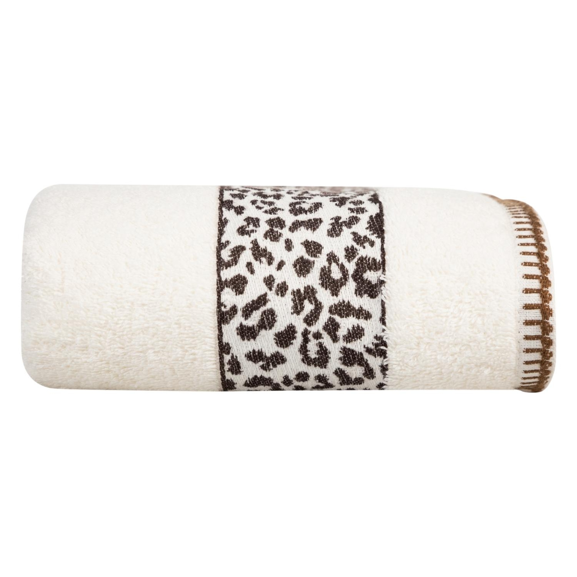 PENELOPE LEOPAR YÜZ HAVLUSU 50X80