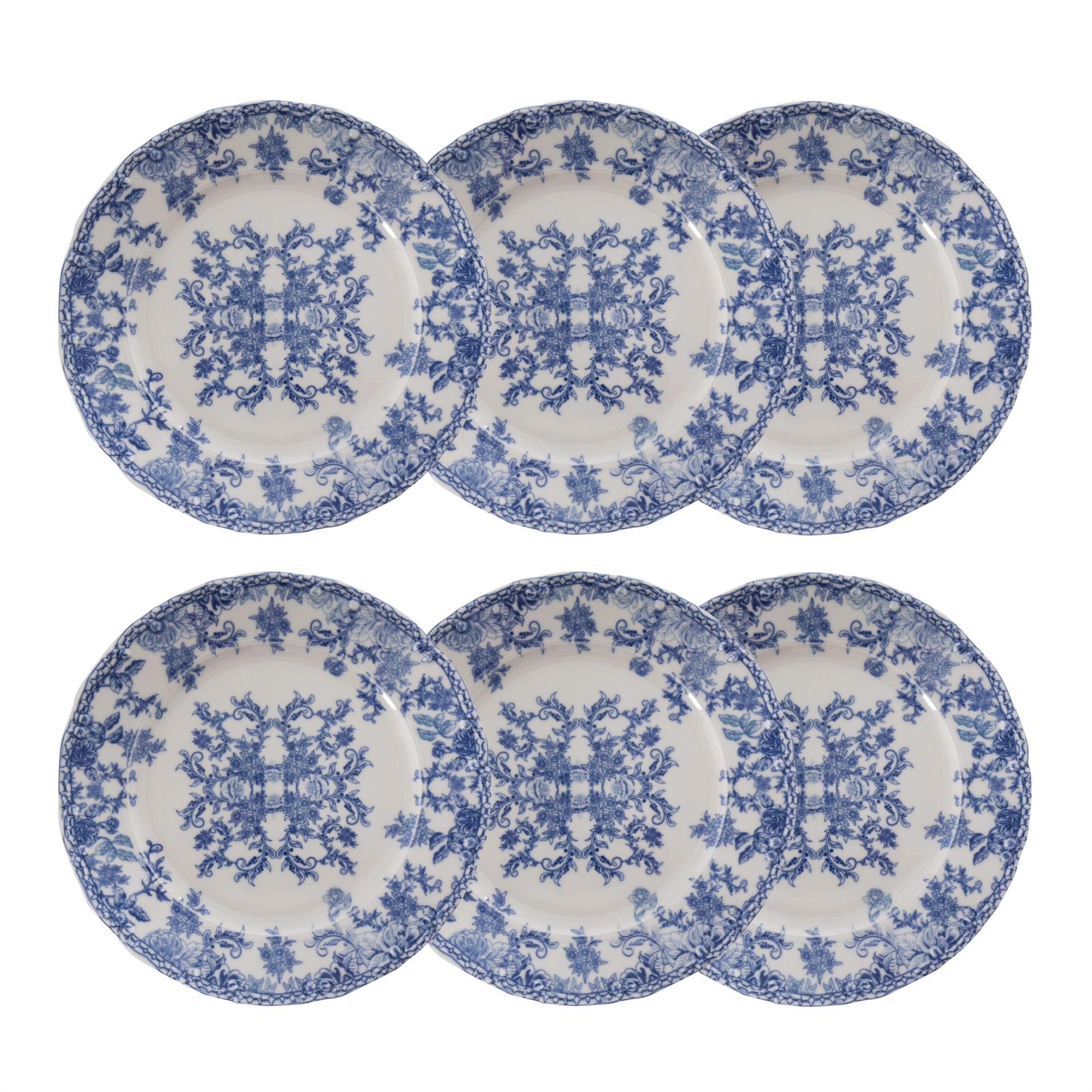 BLUE DREAM SERVİS TABAĞI SETİ 6LI-26 CM