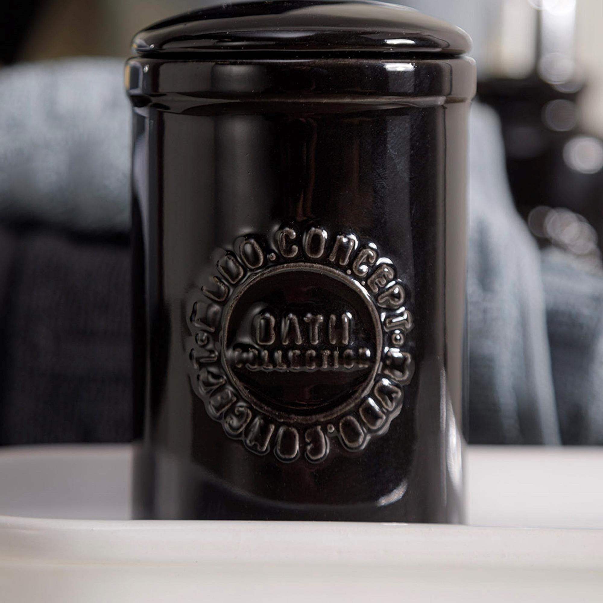 BARNES 5'Lİ KUTULU BANYO SETİ PARLAK SİYAH