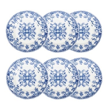  BLUE DREAM PASTA TABAĞI SETİ 6LI- 20 CM