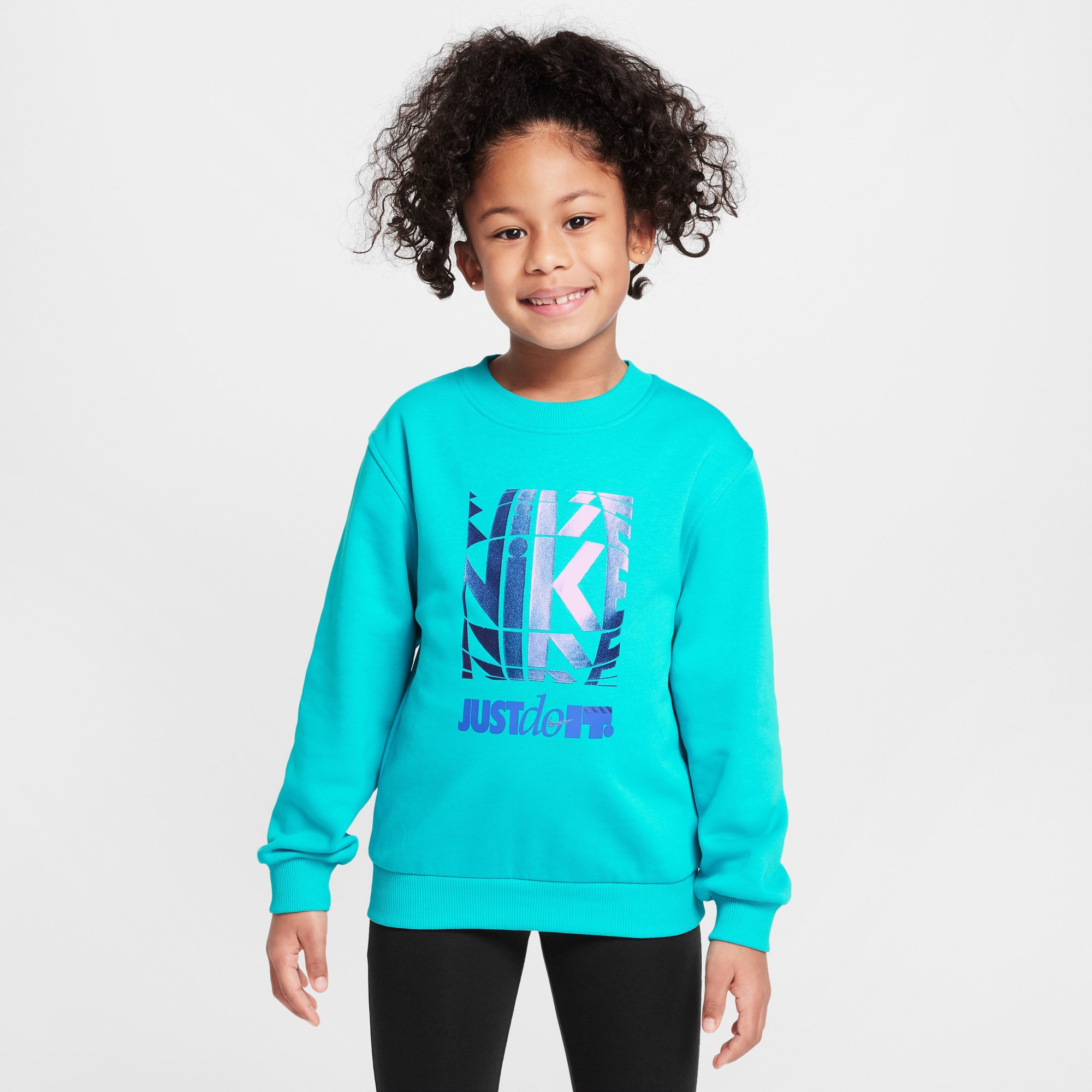 Nike Sportswear Club Crew Çocuk Mavi Sweatshirt