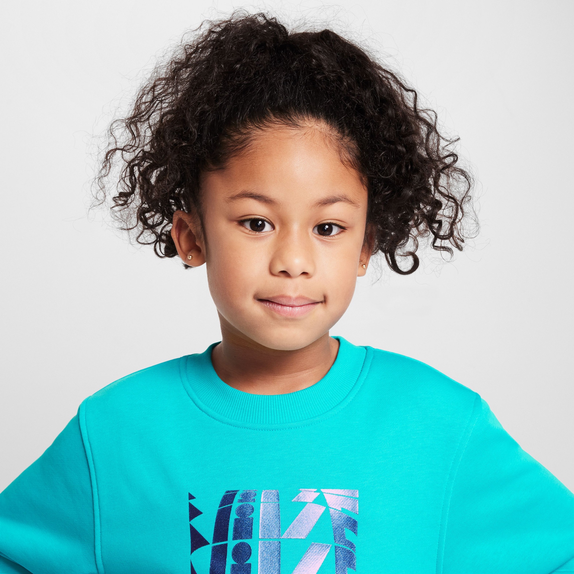 Nike Sportswear Club Crew Çocuk Mavi Sweatshirt