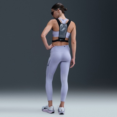  Nike Dri-Fit Fast Kadın Mor Tayt