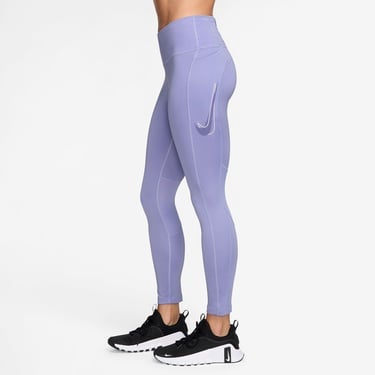  Nike Dri-Fit Fast Kadın Mor Tayt