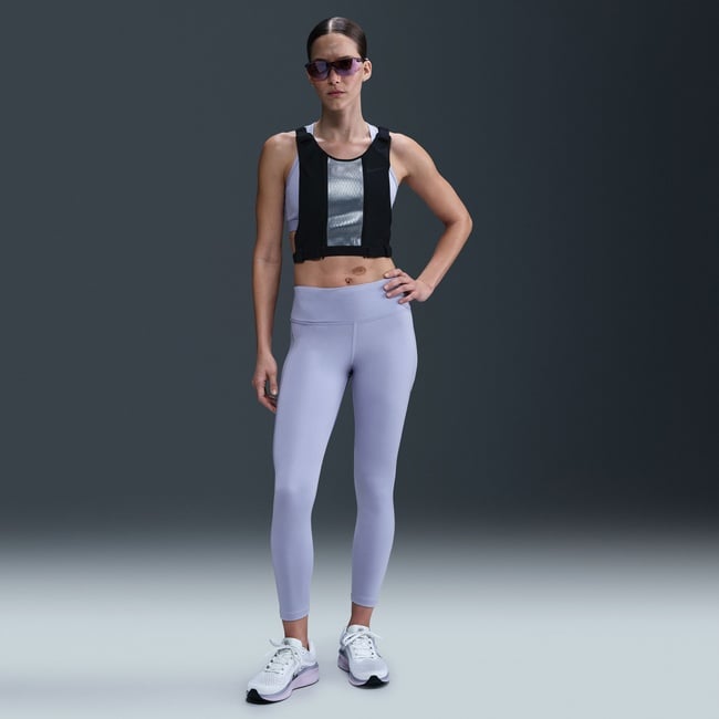  Nike Dri-Fit Fast Kadın Mor Tayt