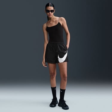  Nike Sportswear Classic Woven 13 cm Kadın Siyah Şort