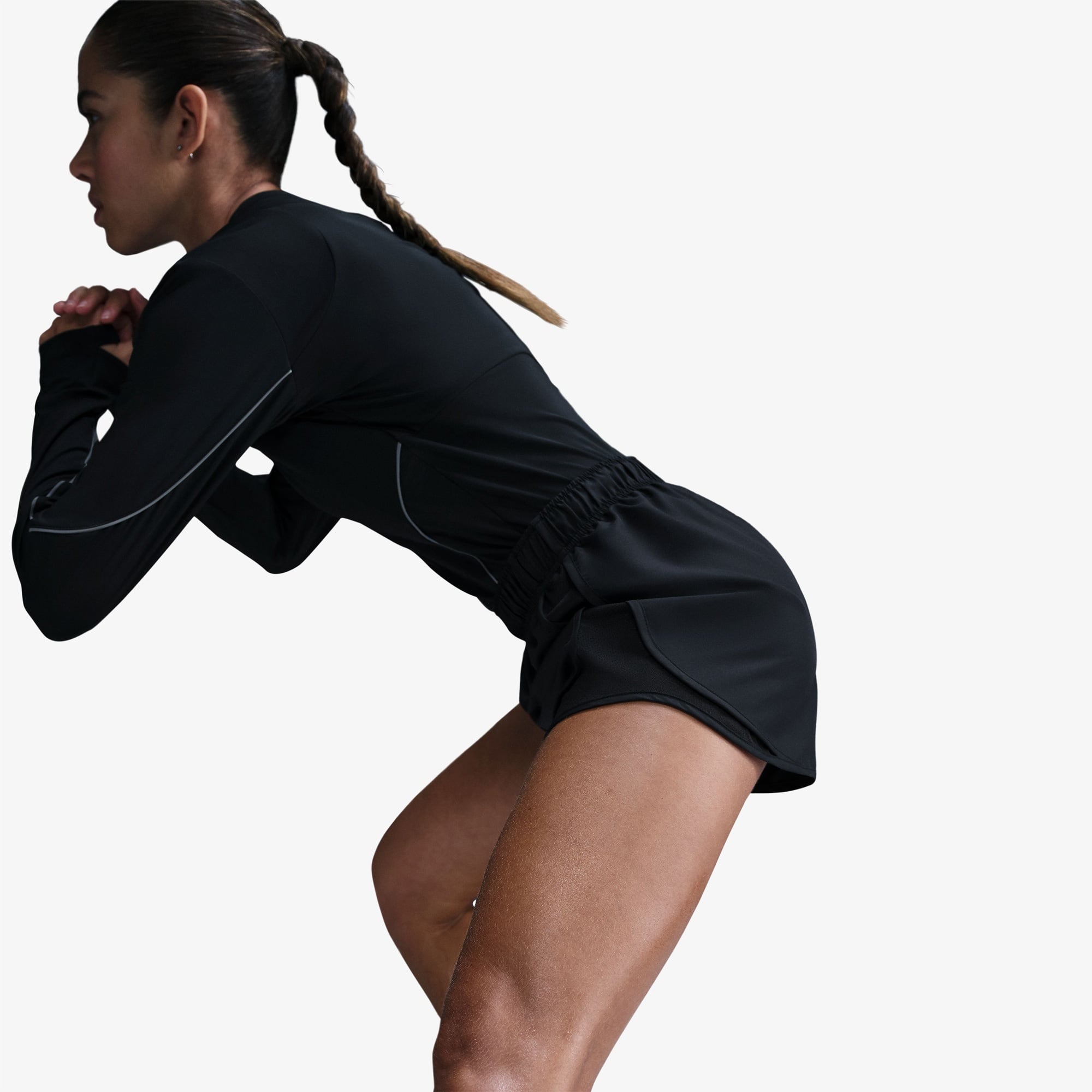 Nike Tempo Dri-Fit 8 cm Kadın Siyah Şort