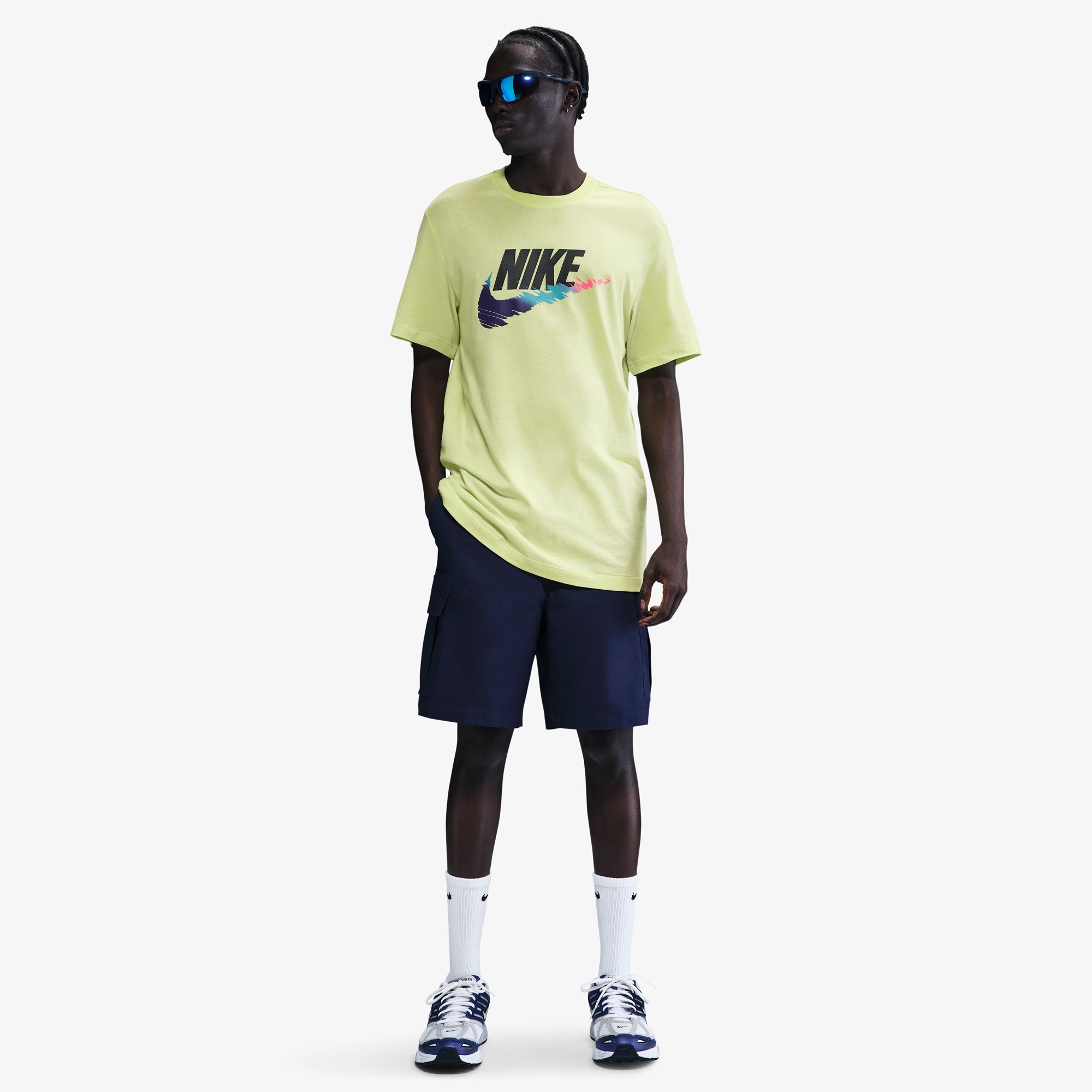 Nike Sportswear 6 Mo Futura Erkek Sarı T-Shirt