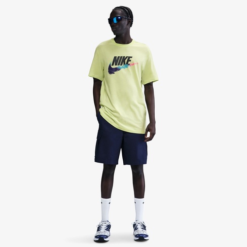  Nike Sportswear 6 Mo Futura Erkek Sarı T-Shirt