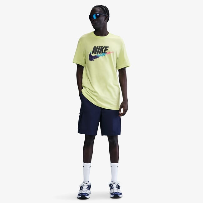  Nike Sportswear 6 Mo Futura Erkek Sarı T-Shirt