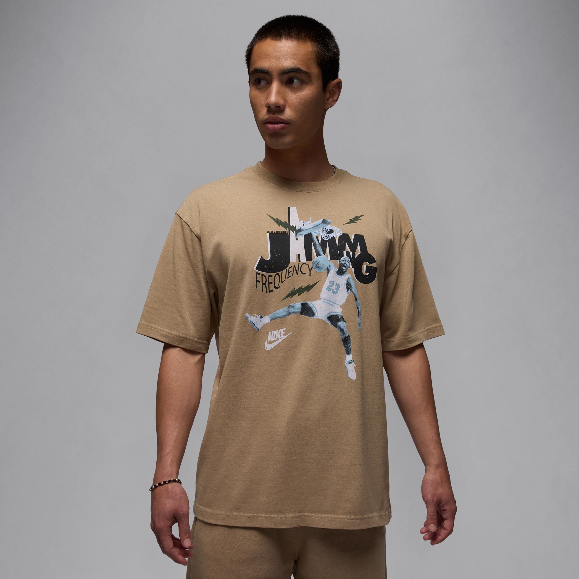 Jordan Brand Jam 85 Erkek Kahverengi T-Shirt