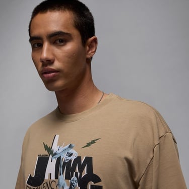  Jordan Brand Jam 85 Erkek Kahverengi T-Shirt