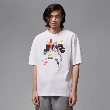  Jordan Brand Erkek Beyaz T-Shirt