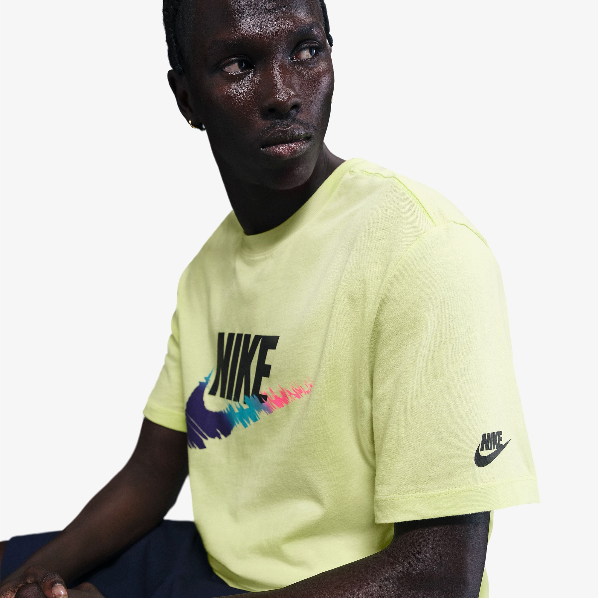 Nike Sportswear 6 Mo Futura Erkek Sarı T-Shirt