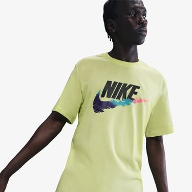  Nike Sportswear 6 Mo Futura Erkek Sarı T-Shirt
