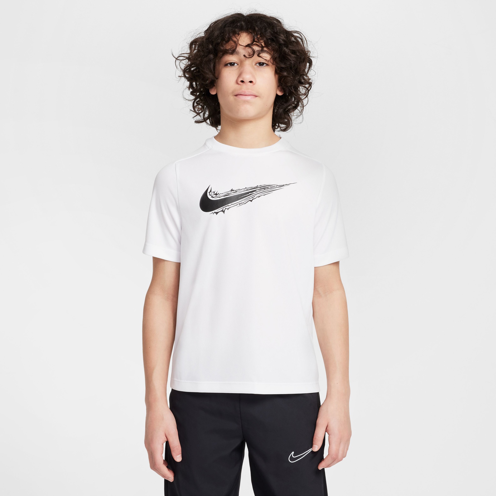 Nike Dri-Fit Multi Çocuk Beyaz T-Shirt