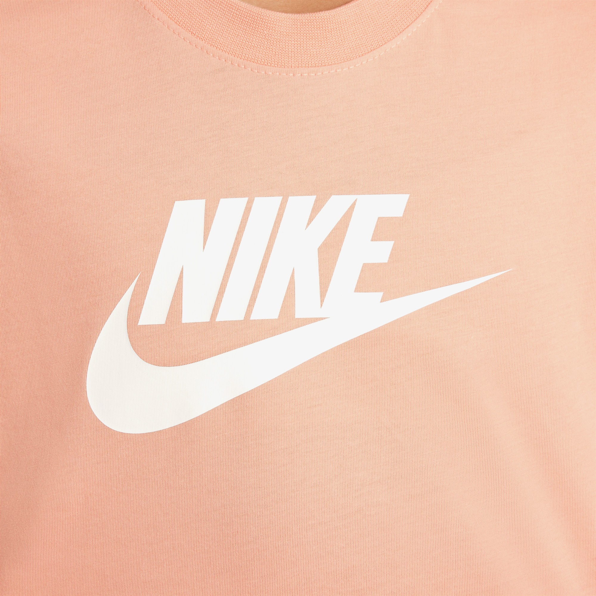 Nike Sportswear Futura Çocuk Turuncu Crop T-Shirt