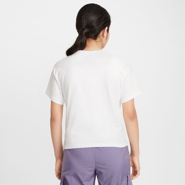  Nike Sportswear Boxy Essentials Çocuk Beyaz T-Shirt