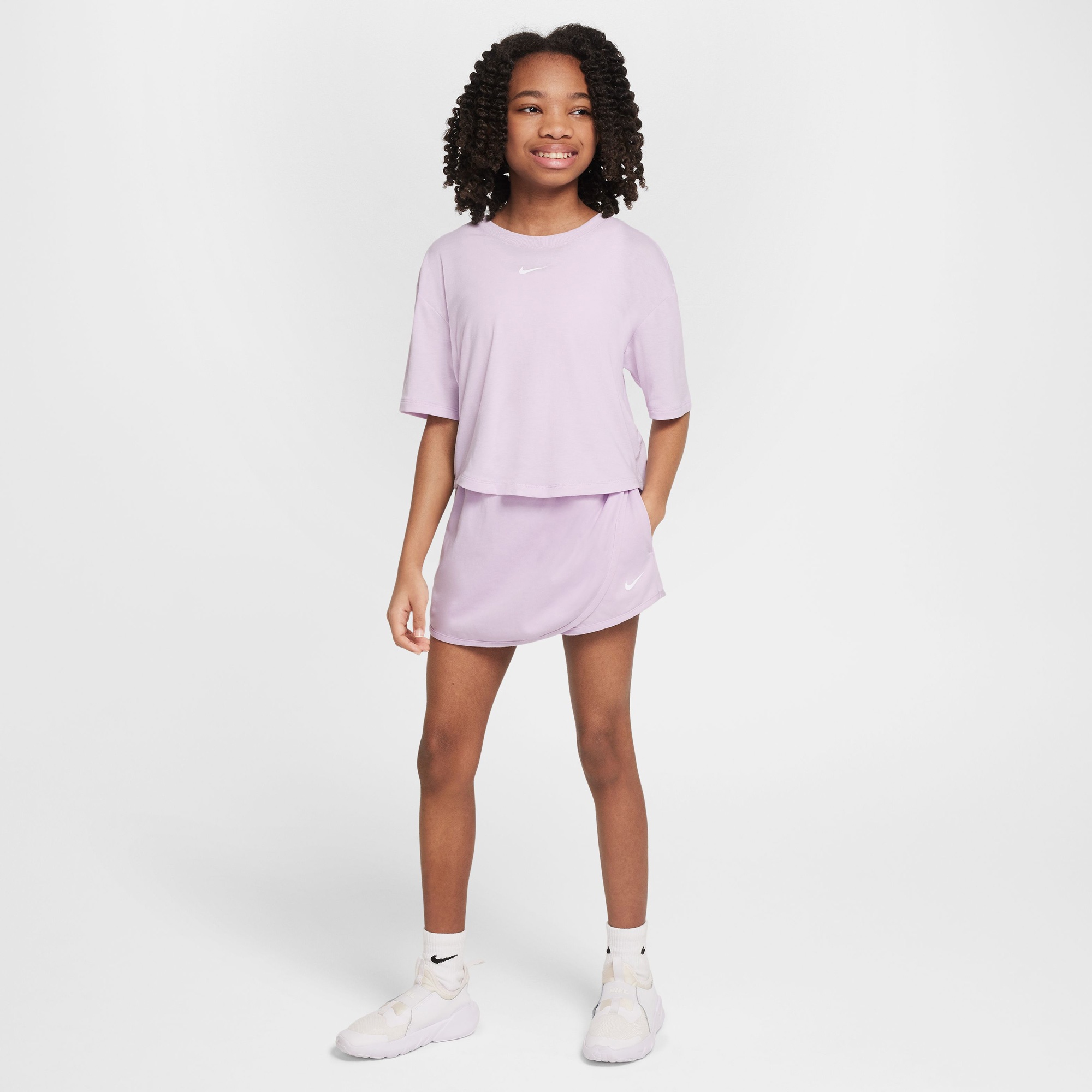 Nike Dri-Fit Çocuk Mor Etek
