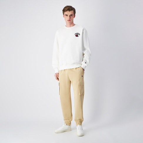  Champion Rib Cuff Erkek Bej Eşofman Altı