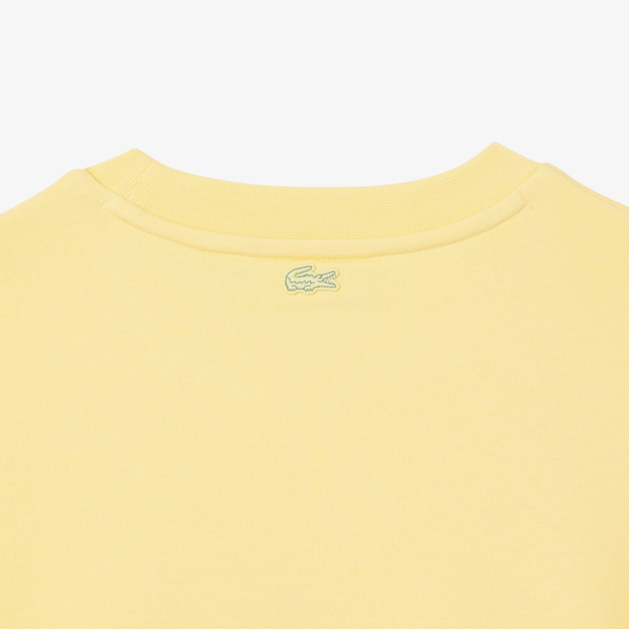 Lacoste Oversized Fit Pleated Kadın Sarı Eşofman Üstü