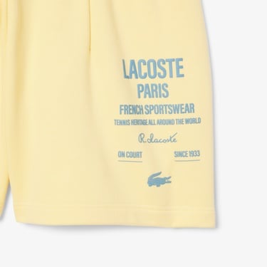  Lacoste Kadın Sarı Şort