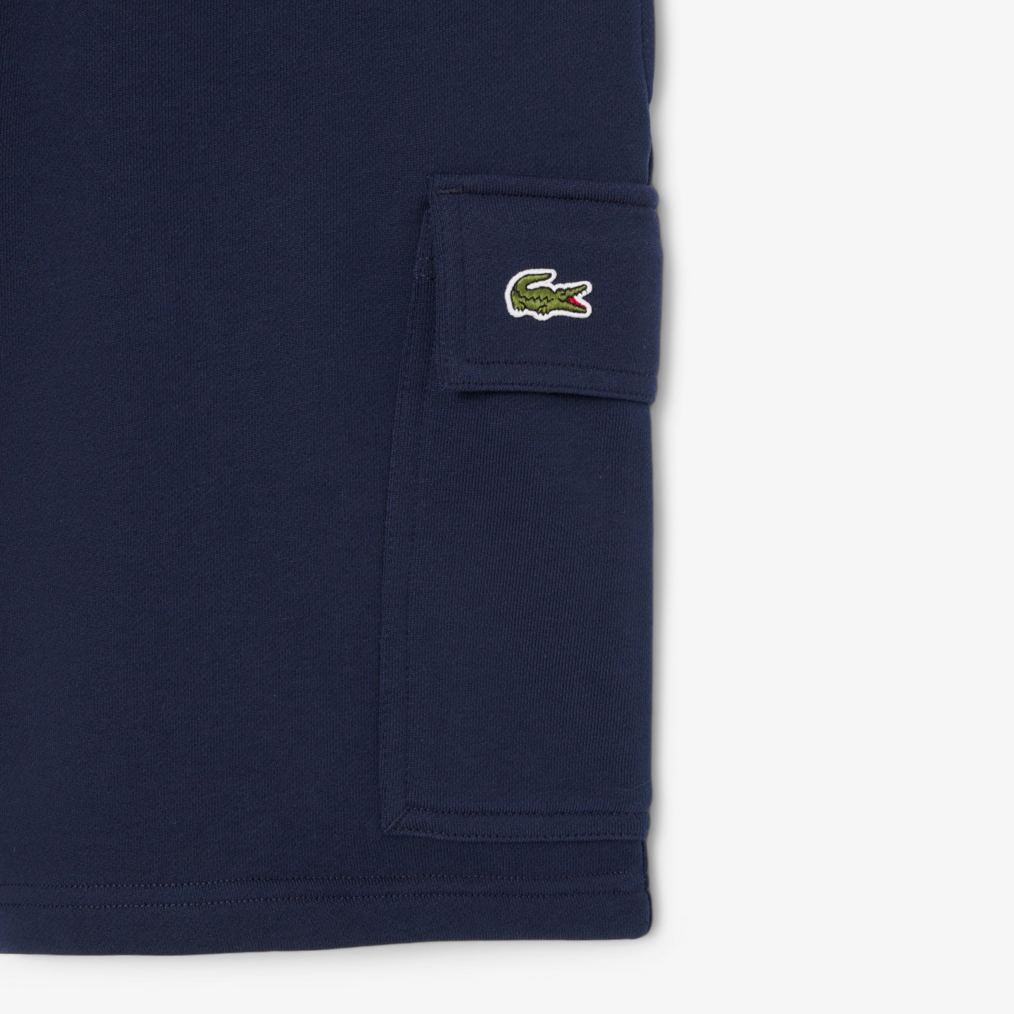 Lacoste Cotton Fleece Cargo Erkek Lacivert Şort