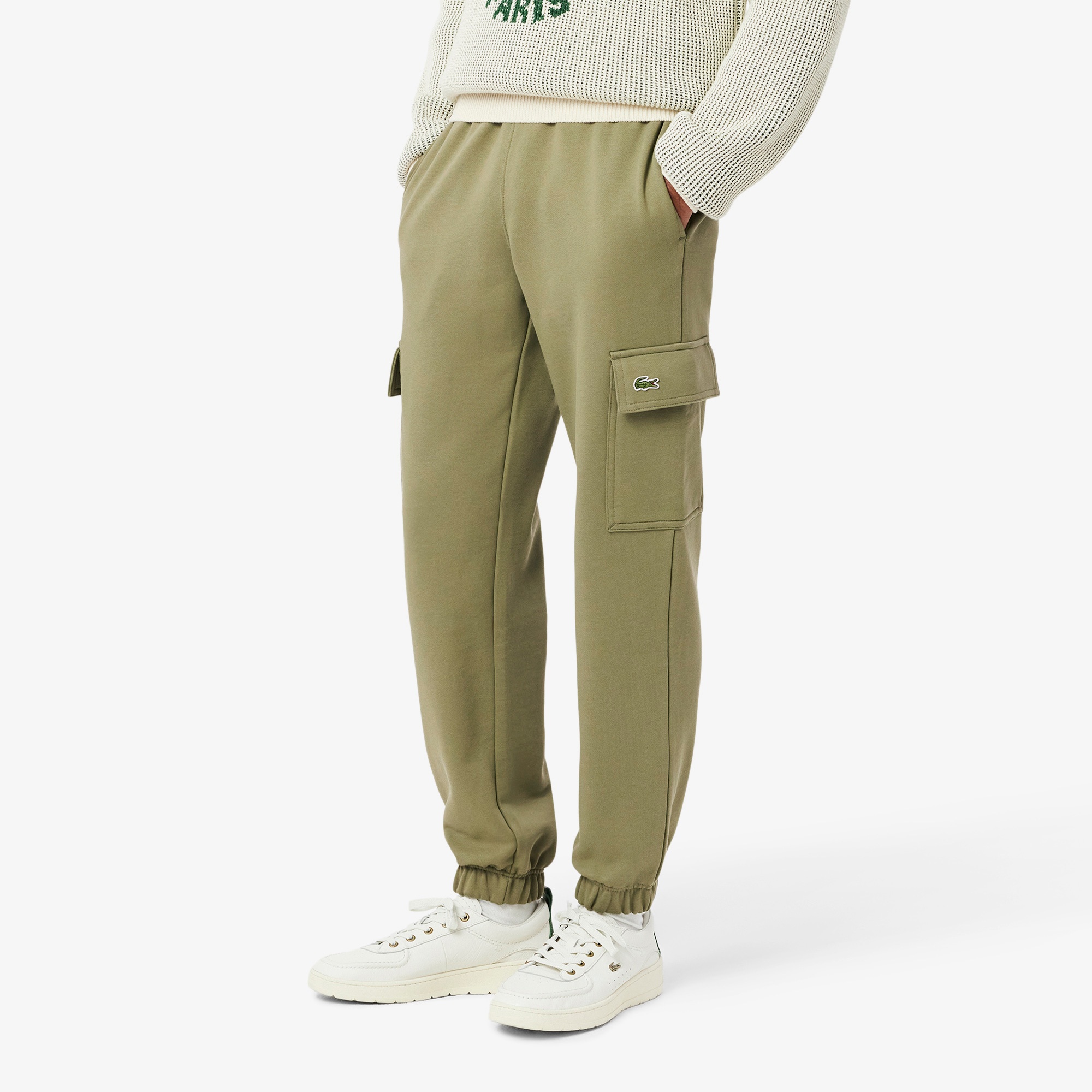 Lacoste Fleece Cargo Erkek Yeşil Eşofman Altı