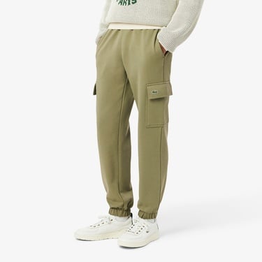  Lacoste Fleece Cargo Erkek Yeşil Eşofman Altı